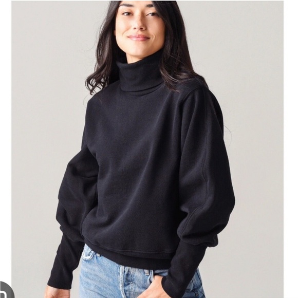AGOLDE•Long sleeve turtleneck sweatshirt - Picture 2 of 8
